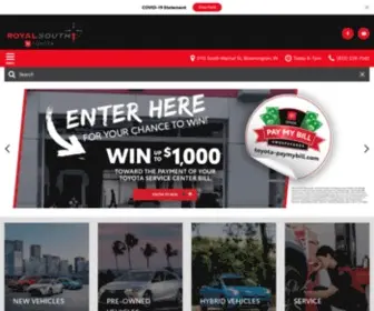 Royalsouthtoyota.com(Royal South Toyota) Screenshot