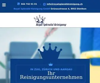 Royalsplendidreinigung.ch(Zürich) Screenshot