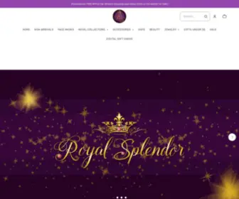 Royalsplendor.com(Royal Splendor Home) Screenshot
