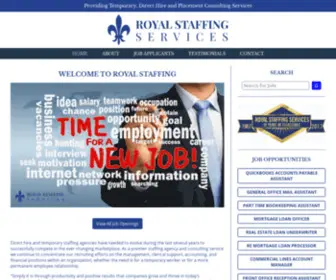 Royalstaffing.com(Royal Staffing) Screenshot