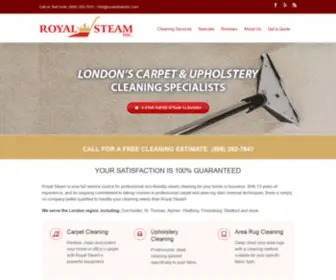 Royalsteaminc.com(Royal Steam) Screenshot