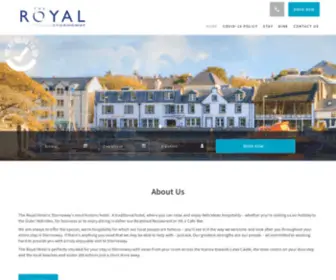 Royalstornoway.co.uk(Royal Hotel Stornoway) Screenshot