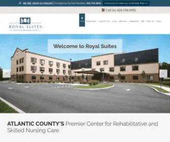 Royalsuiteshealthcare.com(Atlantic County's Premier Nursing Center) Screenshot