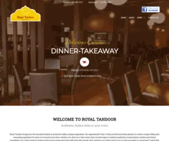 Royaltandoor.co.nz(Indian Cuisine Restaurant & Takeaway Christchurch) Screenshot