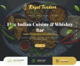 Royaltandoorus.com(Fine Indian Cuisine) Screenshot