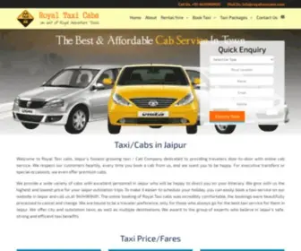 Royaltaxicabs.com(Taxi Service in Jaipur) Screenshot