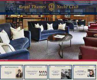 Royalthames.com(Royal Thames Yacht Club) Screenshot