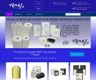 Royalthreadaustralia.com.au(Royal Thread Australia) Screenshot