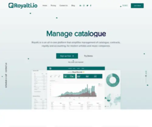 Royalti.io(Catalogue) Screenshot