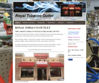 Royaltobaccooutlet.com(Tobacco Outlet Delaware County) Screenshot