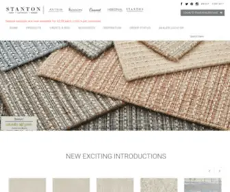 Royaltycarpetmills.com(Stanton Carpet) Screenshot