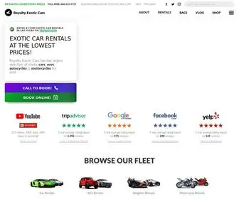 Royaltyexoticcars.com(Royalty Exotic Cars) Screenshot