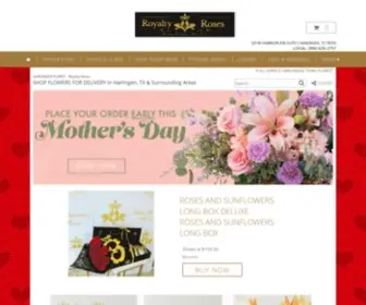 Royaltyflowershop.com(Harlingen Florist) Screenshot