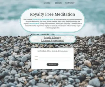 Royaltyfreemeditation.com(Royalty Free Meditation Music) Screenshot