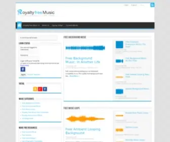 RoyaltyfreemusicForfree.com(Free Royalty Free Music) Screenshot