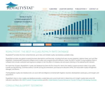 Royaltystat.com(RoyaltyStat®) Screenshot