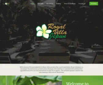 Royalvillajepun.com(Royal Villa Jepun) Screenshot