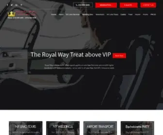 Royalwaylimo.com(NY Limousine NYC Limo Westchester County NY Limo Tours JFK airport limo) Screenshot