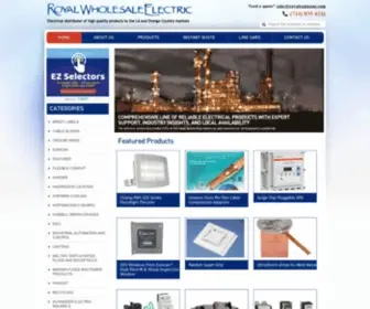 Royalwholesaleelectric.com(Royal Wholesale Electric Santa Ana) Screenshot