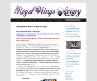 Royalwingsaviary.com(Royal Wings Aviary Home of Michiana Elite Bird FairRoyal Wings Aviary) Screenshot