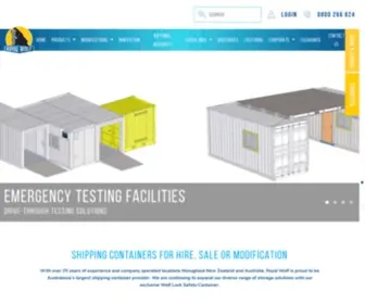 Royalwolf.co.nz(Shipping Containers For Hire & Sale New Zealand) Screenshot
