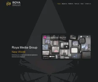 Royamediagroup.com(Roya Media Group) Screenshot