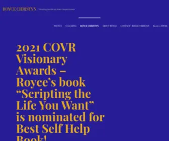 Roycechristyn.com(Scripting the Life You Want) Screenshot