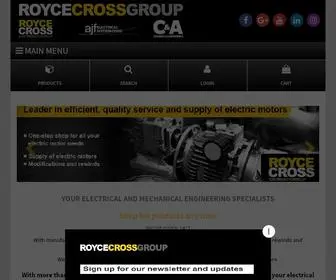 Roycecrossgroup.com(Buy Electrical Motors Online) Screenshot