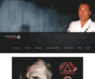 Roycegracie.tv(Royce Gracie Jiu Jitsu networkf) Screenshot