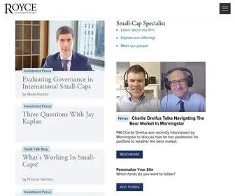 Royceinvest.com(Royce Investment Partners) Screenshot