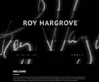 Royhargroveofficial.com(Roy Hargrove Official) Screenshot