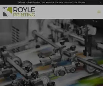 Royle.com(Royle Printing) Screenshot