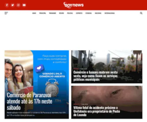Roynews.com.br(Notícias de Paranavaí) Screenshot