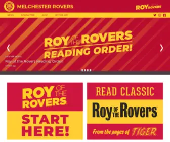 Royoftheroversofficial.com(Roy of the Rovers) Screenshot