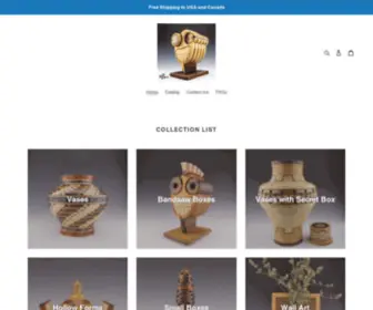 Roysbox.com(Unique wood crafts by Simon Roy) Screenshot