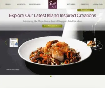 Roysrestaurant.com(Pacific Rim Cuisine) Screenshot