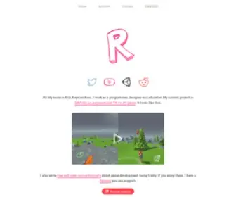 Roystan.net(Unity Tutorials and Portfolio) Screenshot