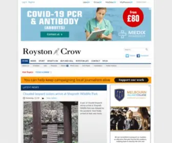 Royston-Crow.co.uk(Royston News) Screenshot