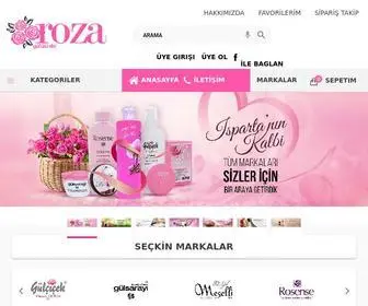 Rozacenter.com(Isparta gül ürünleri toptan) Screenshot