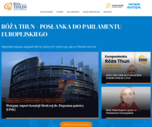 Rozathun.pl(Róża Thun) Screenshot