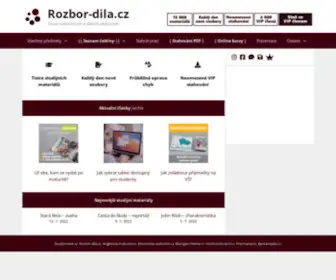 Rozbor-Dila.cz(Rozbor Dila) Screenshot