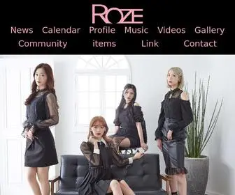 Roze.asia(ROZE OFFICIAL WEBSITE) Screenshot