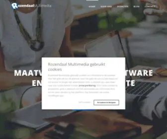 Rozendaal-Multimedia.nl(Maatwerk business software en websites) Screenshot