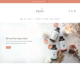 Rozesbeauty.com(The future of skincare) Screenshot