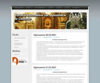 Rozeslanie.pl(Parafia Rozesłania św) Screenshot