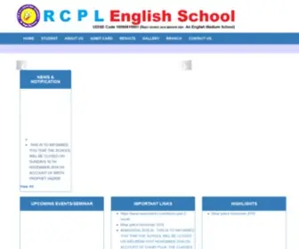 Rozgarcomputer.com(R C P L English School Meet our Team Newsletter Subscription Form social icons) Screenshot