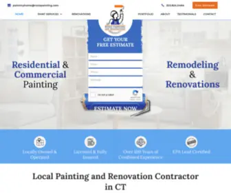 Roziopainting.com(Local painting and renovation contractor in CT) Screenshot