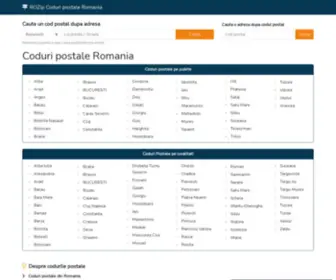 Rozip.info(Coduri postale Romania) Screenshot