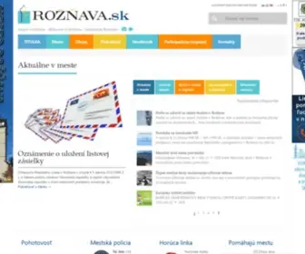 Roznava.sk(Úvod) Screenshot