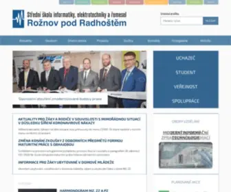 Roznovskastredni.cz(SŠIEŘ) Screenshot
